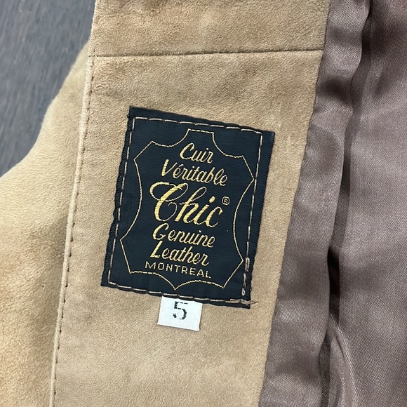 Stunning Camel Leather Jacket - Picture 2 of 3